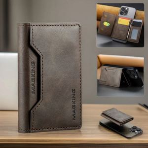 Étui de téléphone portable rétro portable avec porte-cartes intégré - Design de luxe, impression typographique - Product Image 2