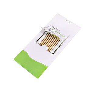 Precio de Fábrica en Paquete de 500 Hisopos de Algodón de Doble Punta Redonda, Palitos de Bambú de 72-75 mm, Empaquetados en Blister, Hisopos de Algodón Multiusos - Product Image 6