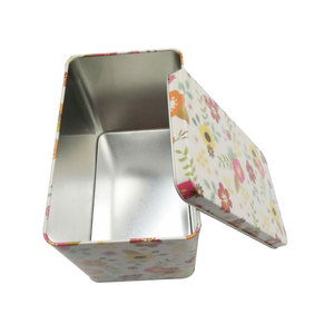 High Quality European and American Hot Style Empty Rectangle <strong>Recipe</strong> Tin <strong>Box</strong> - Product Image 3