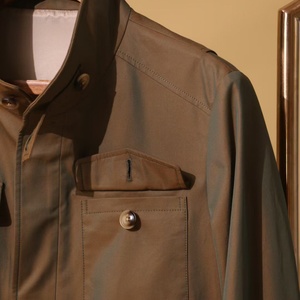 Blouson Bomber Unisexe <span class=keywords><strong>Kaki</strong></span> Imperméable et Coupe-Vent en Polyester Multi-Poches Décontracté pour Extérieur, Manteau de Pluie Printemps à Capuche – Collection 2026 – Vente Flash - Product Image 3