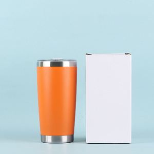 20oz Multi Color Stainless Car Mug Vacuum <b>Double</b> <b>Wall</b> Outdoor Picnic Tumbler - Product Image 1