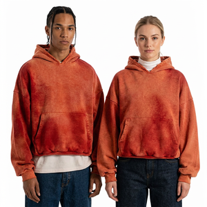 Unisex Kapuzenpullover Regular Fit Baumwolle French Terry Lässige Herbstkleidung mit Taschendesign Umweltfreundlich Atmungsaktiv 300g - Product Image 1