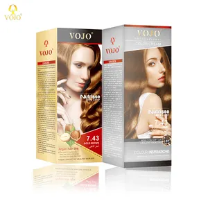 VOJO Crema Colorante Permanente per Capelli Senza Ammoniaca, Best-seller in Malesia, Copertura 100% dei Capelli Grigi, Personalizzabile con Qualsiasi <span class=keywords><strong>Colore</strong></span> - Product Image 1
