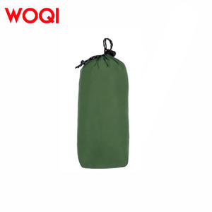 Poncho Impermeable con Capucha Woqi, Verde Militar, para una Persona, Ropa de Lluvia para Acampar al Aire Libre, Ligero, Universal para Adultos - Product Image 2