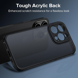 Per <span class=keywords><strong>iPhone</strong></span> 16 Pro Max custodia opaca antiurto 15 Plus 14 13 12 <span class=keywords><strong>11</strong></span> <span class=keywords><strong>Cover</strong></span> rigida morbida <span class=keywords><strong>Cover</strong></span> rigida <span class=keywords><strong>nera</strong></span> opaca - Product Image 6