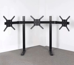 Soporte Universal para Tres Monitores con Base VESA para Simulación de Carreras, Soporte de Aluminio 4080 para 32 Pulgadas, Soporte para Tres Pantallas - Product Image 2