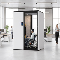 Cabine de bureau acoustique modulaire moderne Comine avec conception insonorisée pour espaces de travail flexibles d'hôtels et d'entrepôts