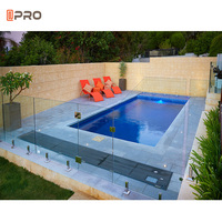Nouvelle conception, finition satinée, acier inoxydable, clôture de piscine en verre sans cadre, embout en acier inoxydable pour verre, embout en verre pour balustrade