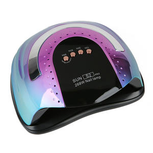 Lampe à ongles colorée à main grillée 57 perles de lampe bicolore lampe à ongles à induction automatique - Product Image 3