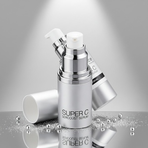 Flacon cosmétique airless en aluminium mat argenté 30ml 50ml pour sérum, lotion et gommage – Nouvelle gamme - Product Image 4