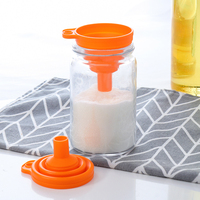 Mini entonnoir Silicone pliable liquide distribution/transfert gadget pliant être accroché maison et cuisine outils/accessoires pour le remplissage