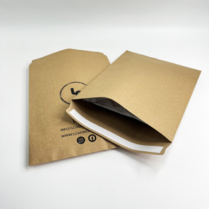 Enveloppes en papier kraft imprimées sur mesure, auto-adhésives, recyclables, pour l'expédition et l'emballage - Product Image 4
