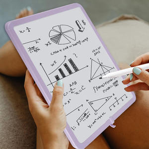 カラフルなフレームのドライイレースボード、黒のマーカー付き、プラスチック製の子供用お絵かきボード、学生用小型ミニホワイトボード - Product Image 5