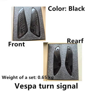 Luces Intermitentes Secuenciales de 12V Nivel 10 para Vespa Sprint Primavera 50 125 150cc, LED Cromado Transparente, Delanteras y Traseras - Product Image 4