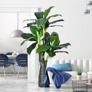 Plantas artificiales de bonsái, maceta grande de decoración para interior, planta verde de simulación, planta en maceta flotante, gran oferta, H05195 - Product Image 3
