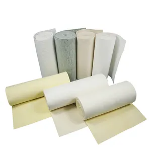 Factory Direct Sale High Temperature Industrial Aramid / Nomex needle punched felt nonwoven filter cloth For Dust Collector
