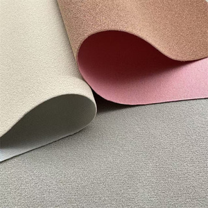 Suède textielstof met gebreide achterkant, ontworpen voor schoenen en handtassen. - Product Image 2