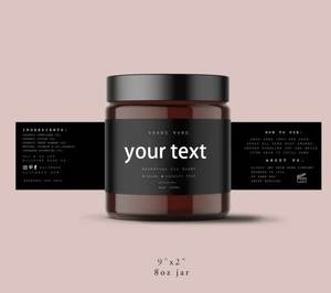 Logotipo personalizado 10ml 50ml 100mL vidrio transparente Perfume pegatina rollo botella impresión pegatinas etiquetas con caja bolsa pegatinas - Product Image 3