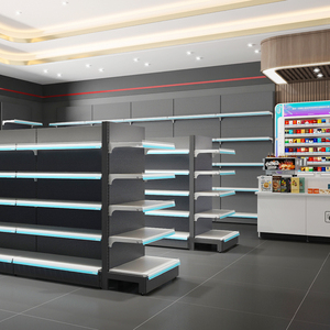 JIACHUANG - Estanterías Metálicas Resistentes Personalizables para Supermercados, Estanterías <span class=keywords><strong>de</strong></span> Doble Cara Duraderas para Exhibición en Tiendas Minoristas - Product Image 1