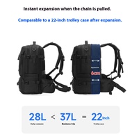 Tigernu à la mode grande capacité étanche hommes sac à dos Port USB sacs à dos pour ordinateur portable pour voyage randonnée affaires