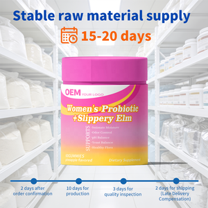 Gomitas Probióticas de Olmo Resbaladizo para Mujeres, con Equilibrio de pH, Bajo MOQ, Suministro con Prueba COA para Vendedores de Plataformas de Comercio Electrónico - Product Image 3