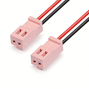 Cable Eléctrico de Iluminación con Conector de 2.5 mm de Espaciado, Color <span class=keywords><strong>Rosa</strong></span>, con Bloqueo, para Micrófono, Altavoz y Otros Dispositivos - Product Image 2