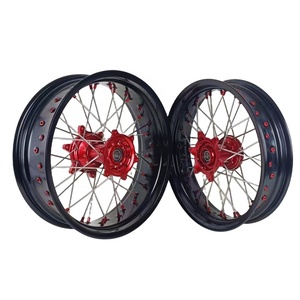 Ruedas Supermoto de 17 Pulgadas para EXC SXF 125 250 450 500, Llantas de Aluminio CNC Anodizado Resistentes para Motocross, Juego de Rines para Husqvarna - Product Image 6