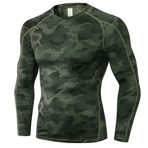 OEM Custom Rash Guard Fully Sublimation Compression Shirt Long Swim Shirts For MMA Sun Protection