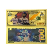 Uang Kertas Mookie Betts Model Baru Amerika 2026 Berlapis Emas 24K untuk Hadiah