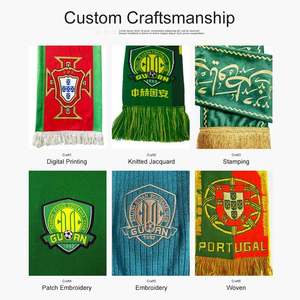 Bufandas Personalizadas con Diseño de Eslogan, Tejidas en Jacquard, Doble Cara, para Clubes Deportivos, Invierno, Aficionados al Deporte, Eventos Deportivos, Fútbol - Product Image 5