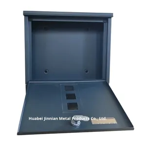 Buzón de Pared con Cerradura, Buzón de <span class=keywords><strong>Opiniones</strong></span>, Buzón Exterior Resistente a la Lluvia, Estilo Chino con Flores de Rosa - Product Image 4