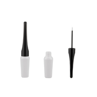 Nouveauté : Tube de stylo eyeliner personnalisé 8 ml avec capuchon plat unique, contenant vide en plastique pour mascara, flacon cosmétique personnalisé pour sourcils