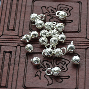 Pure <b>Copper</b> Color Preserving Palace Pattern Bell Round Antique Style Jewelry Findings For Hair Clothing DIY Earrings <b>Bracelets</b> - Product Image 2