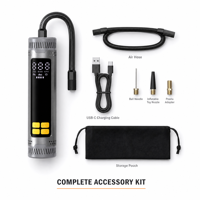 Pompe à air électrique pour vélo, gonfleur de pneus portable, pompe à vélo électrique, pompa per bici 150PSI
