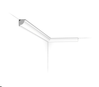 Plinthe de plafond de toit de couleur blanche profil d'éclairage indirect plinthe PS