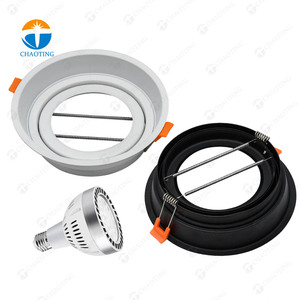Nhà máy giá rẻ giá chiếu sáng trong nhà nhúng <span class=keywords><strong>Led</strong></span> Downlight Vòng PAR30 AR111 đèn nhà ở ánh sáng tại chỗ ceil có thể điều chỉnh downlights - Product Image 2