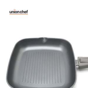 Poêle à griller personnalisée avec poignée <span class=keywords><strong>amovible</strong></span> Poêle à frire antiadhésive en aluminium Granit Ustensiles de cuisine pour viande poisson légumes - Product Image 6