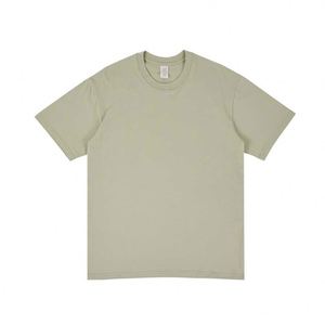 Custom Silk <b>Screen</b> Printing 230gsm Heavyweight Oversized Tshirt 100% Cotton Plus Size Crew Neck Men's Solid Color T-Shirts - Product Image 3