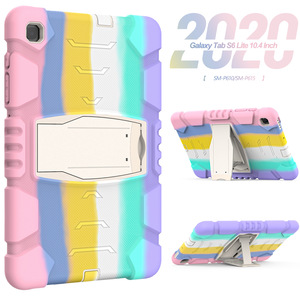 Funda protectora de silicona resistente de color militar con soporte plegable para tableta <span class=keywords><strong>Samsung</strong></span> Galaxy TAB <span class=keywords><strong>S6</strong></span> <span class=keywords><strong>lite</strong></span> 10.4" SM-P610 P615. - Product Image 3
