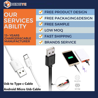 Cable Micro USB Certificado CE Rosh de 3 pies, 6 pies, 10 pies, Cables USB de Carga Rápida V8 Tipo C 2A, Cable de Datos, Cargador para Android