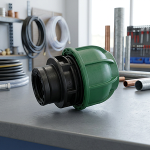 ข้อต่อเกลียวตัวเมียแบบอัดขนาด 32*11/4 ผลิตจากวัสดุ PP เกรด SAP สำหรับท่อ PE/HDPE รับประกัน 3 ปี - สำหรับระบบน้ำประปาและระบายน้ำ - Product Image 2