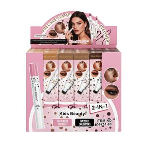Baiser Beauté Facile à Utiliser Taches à Séchage Rapide Stylo de Maquillage à Points Étanche Hautement Pigment Vegan 2 en 1 Tampon Tache de Rousseur et Eyeliner Liquide - Product Image 2