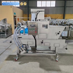 Línea de Producción Automática de Hamburguesas Congeladas, Máquina Formadora de Hamburguesas, Rebozadora y Freidora, Máquina para Hacer Bocadillos - Product Image 5