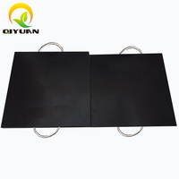 Stabilisateurs de grue en plastique mobiles 400x400 stabilisateurs de coussinets de support d'outrigger