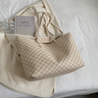 Sac fourre-tout en cuir PU grande capacité pour femme, imprimé, sac à bandoulière, sac de travail, sac de shopping, sac de courses, logo personnalisé, OEM
