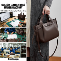 Sac à main en cuir véritable personnalisé pour femme, sac seau plissé à bandoulière, fabrication de haute qualité, vente en gros OEM