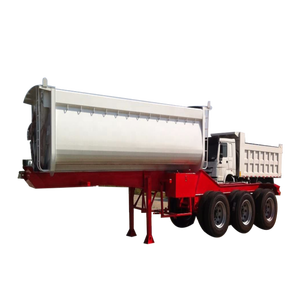 CHANGCHI-<span class=keywords><strong>Remolque</strong></span> volquete inclinado de Australia, <span class=keywords><strong>remolque</strong></span> volquete de alta calidad de 3 ejes, 45T, semirremolque volquete lateral con lona enrollable eléctrica - Product Image 3