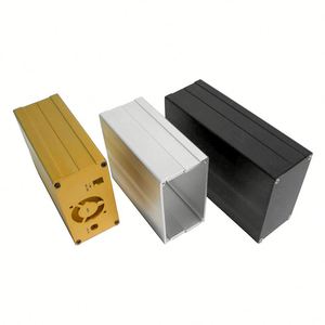 Caja de Control de Aluminio EBM, Protección IP54, Superficie Sandblasted, Caja para Proyectos Electrónicos con 8 Tornillos - Product Image 4