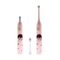 Brosses à dents électriques intelligentes pour adultes avec capteur de pression de qualité supérieure, minuteur intelligent, pour usage domestique, et brosses à dents intelligentes pour enfants au design mignon de dessin animé