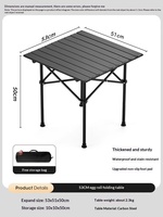Table pliante d'extérieur, table de pique-nique portable, équipement de camping, ensemble table et chaises léger, barbecue, mobilier d'extérieur pour barbecue et repas en plein air